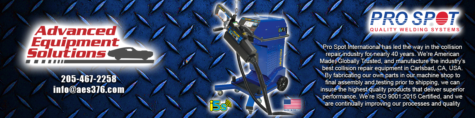 advanced-equipment-solutions-slide-6-pro-spot-i5s-spot-welder Advanced Equipment Solutions - Argo, AL - Pro Spot Quality Welding Systems